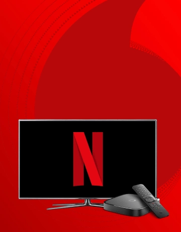 Banner pro Netflix ve Vodafone TV