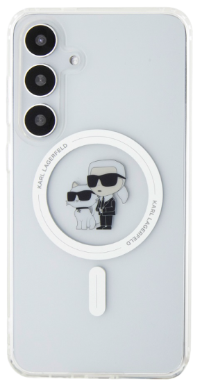 Pouzdro Samsung Galaxy S24+ Karl Lagerfeld Karl & Choupette MagSafe