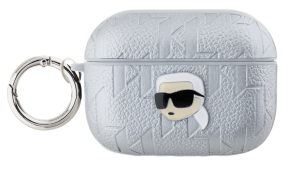 Pouzdro AirPods Pro 2 Karl Lagerfeld PU Embossed Karl Head