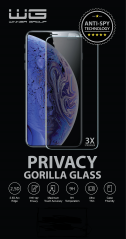 Ochranné sklo 4D Privacy Full Glue iPhone 16 Pro (černá)