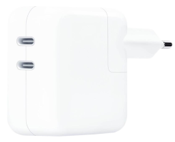 Síťová nabíječka Apple 35W Dual USB-C Power Adapter, bílá