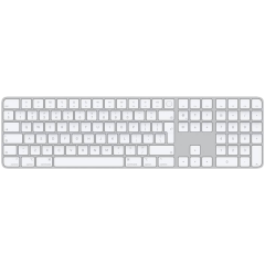 Klávesnice Apple Magic Keyboard s číselnou klávesnicí a Touch ID CZ (bílá)